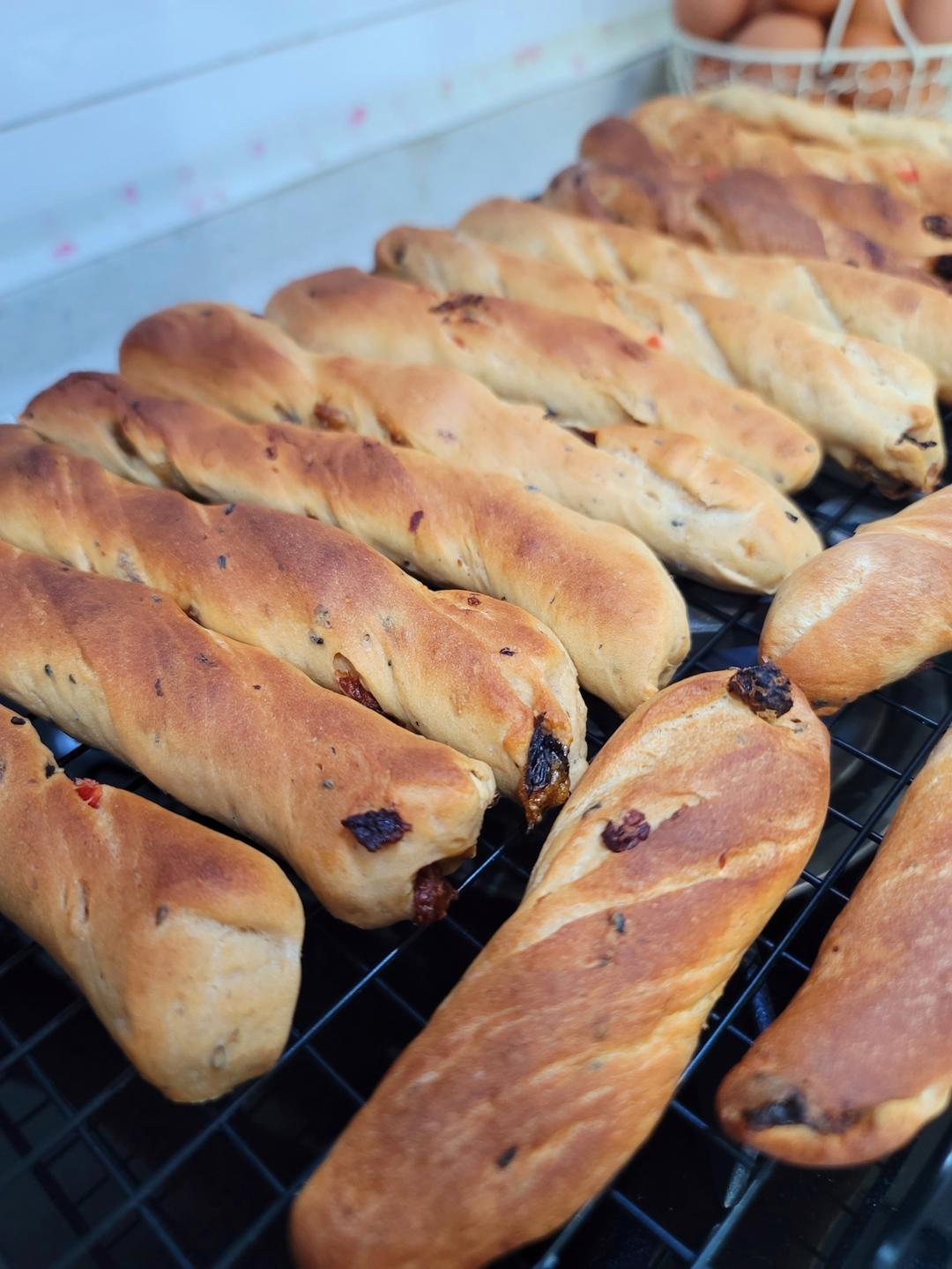 无油低糖果干面包棒