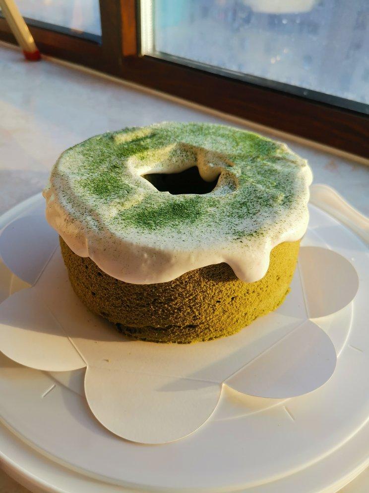 细腻绵软抹茶红豆戚风【附蜜红豆分布均匀小技巧】