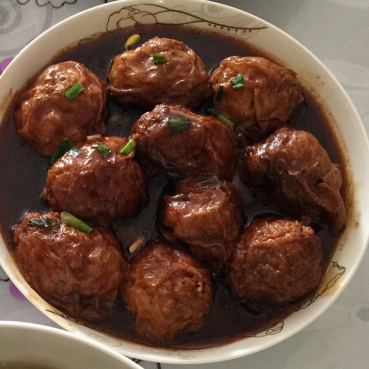 面筋酿肉