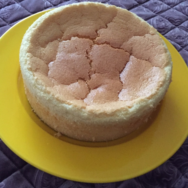 6寸原味戚风蛋糕