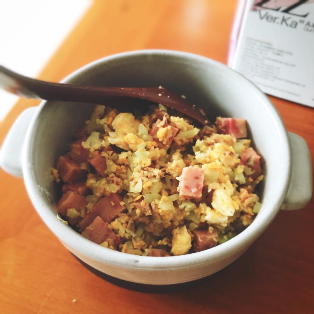 欧阳娜娜同款｜无米蛋炒饭，减肥妹子必学