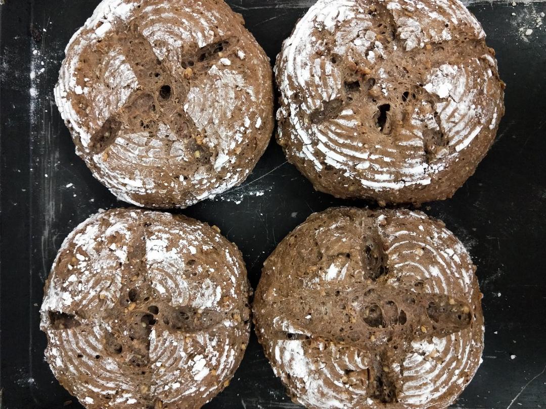 全麦核桃包（无糖无油）