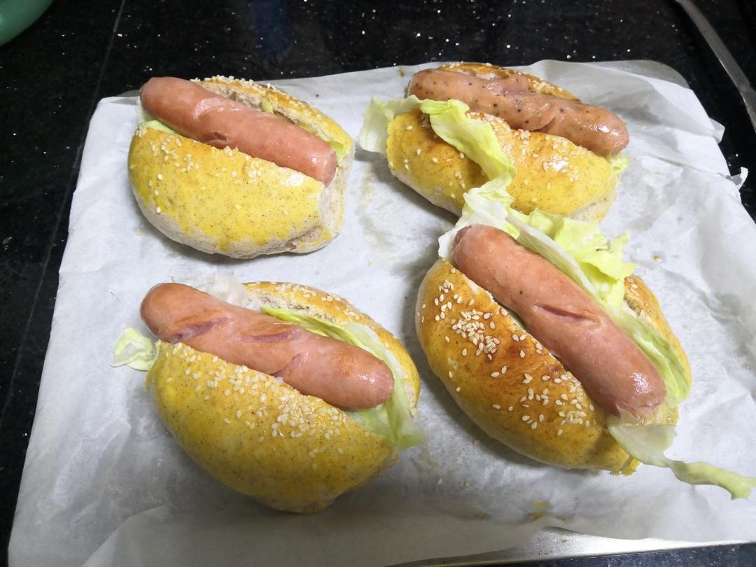 松软汉堡包胚