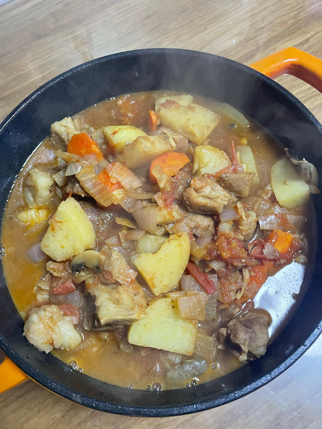 番茄土豆炖牛腩