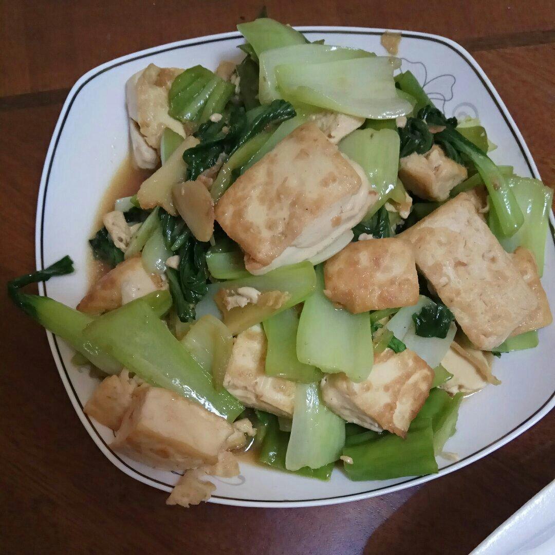 青菜炒豆腐