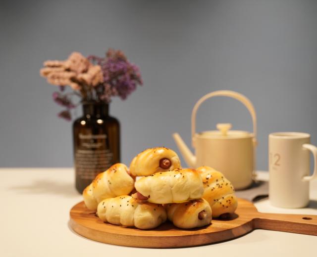 肠仔包Sausage Bun的做法