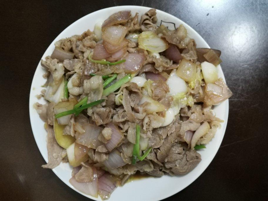 糖果-宝儿做的爆炒羊肉卷