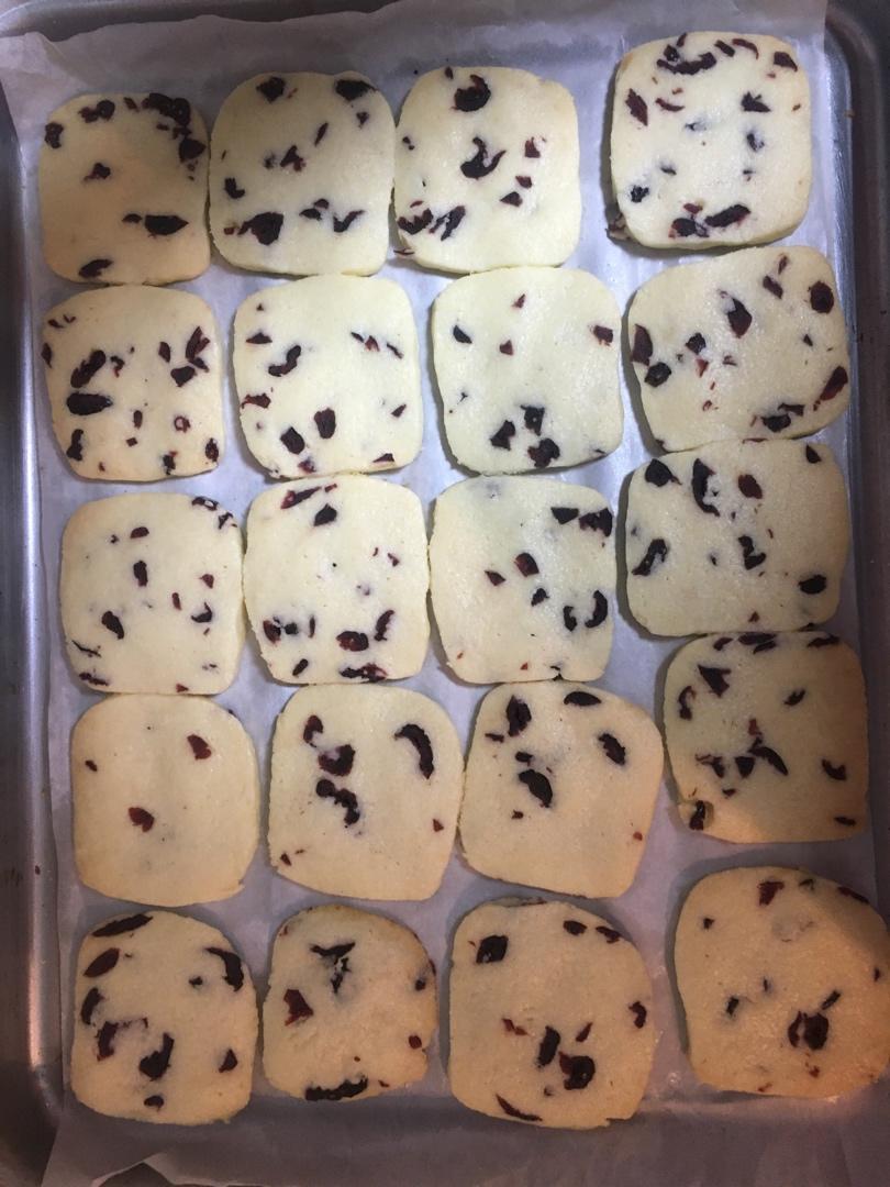 蔓越莓饼干的做法（烤箱做饼干）