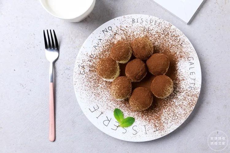 可可奶球的做法