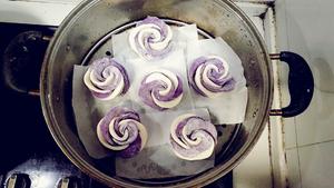 【减脂餐】紫薯玫瑰花馒头，高颜值还简单的健康美味低卡主食的做法 步骤9