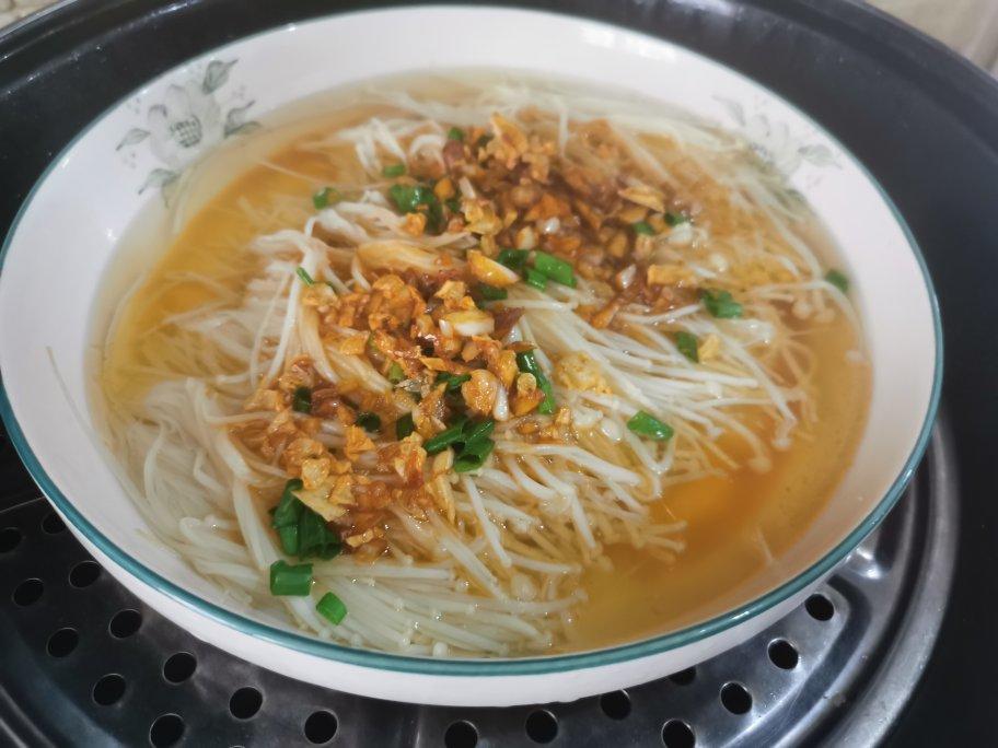 蒜蓉蒸金针菇