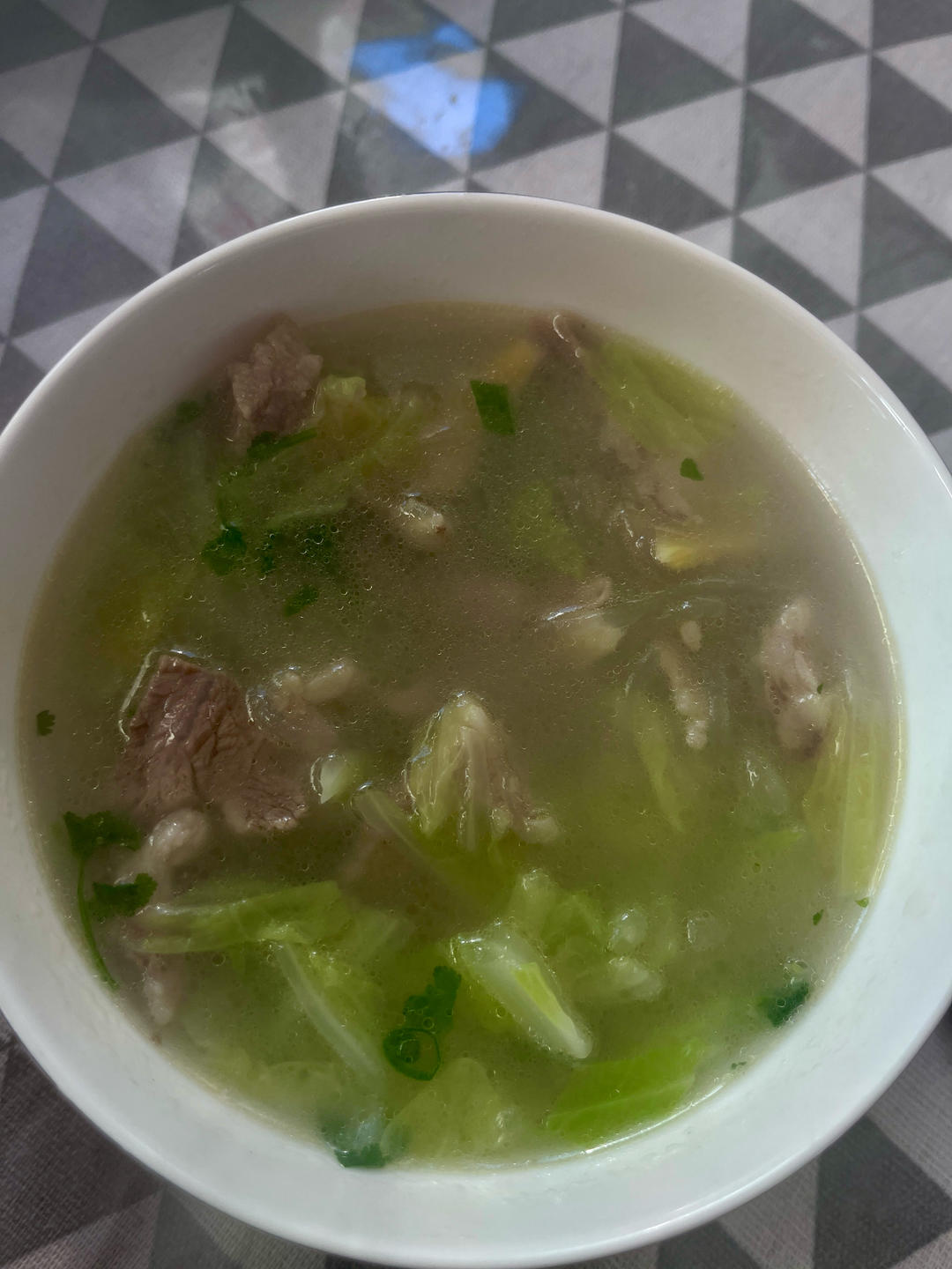 白菜粉丝羊肉汤