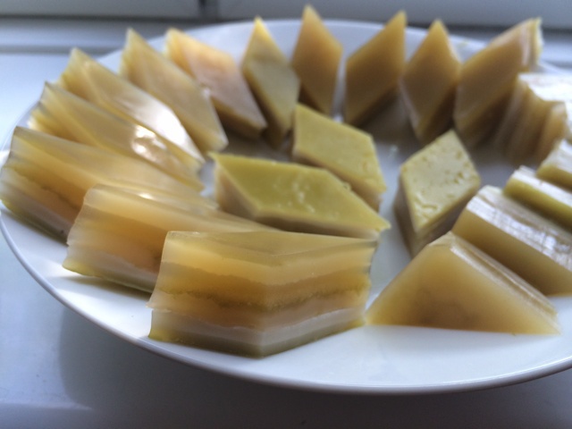 抹茶椰汁糕