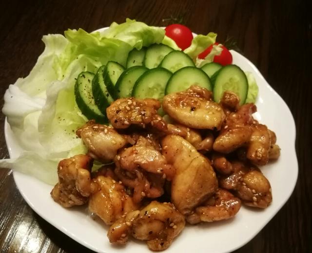 酥脆甜咸味鸡肉的做法