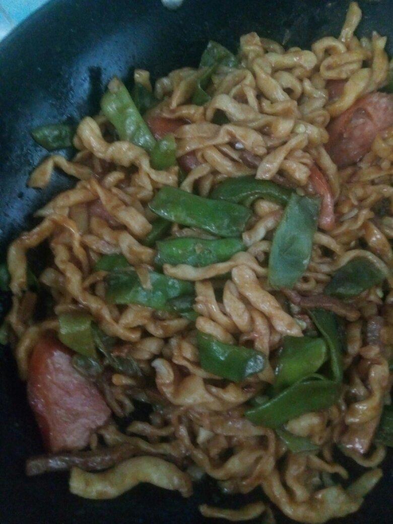豆角焖面