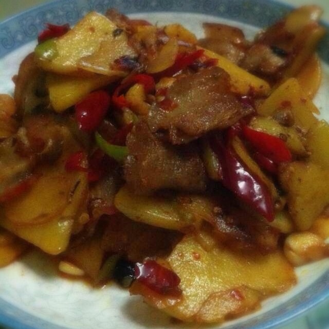 香辣干锅土豆片