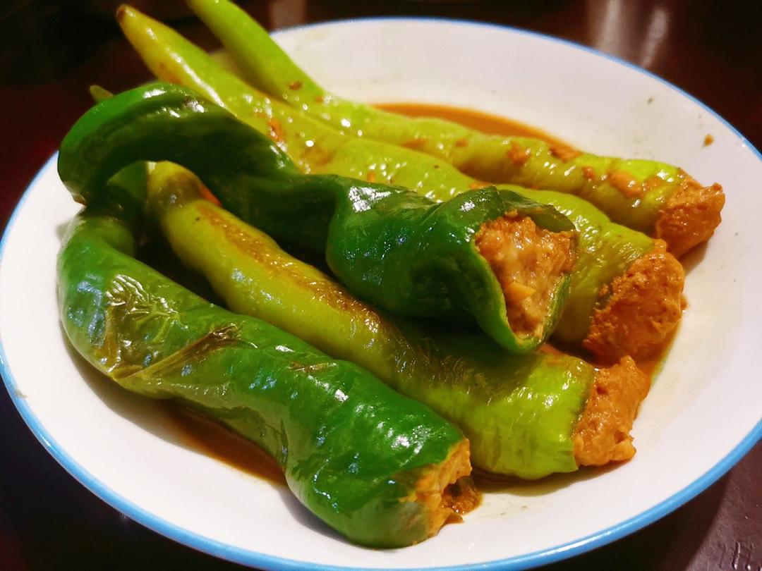下饭菜肴--青椒酿肉