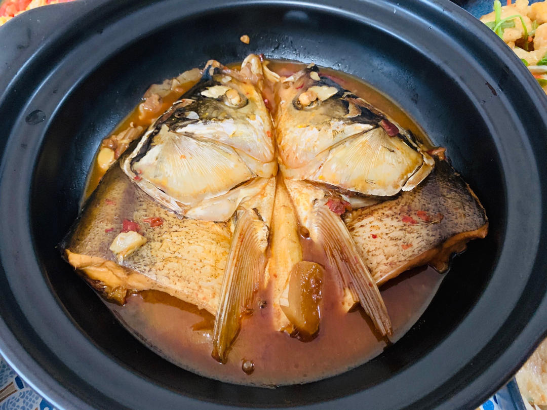 鱼头泡饼 炖鱼头（家庭版旺顺阁）
