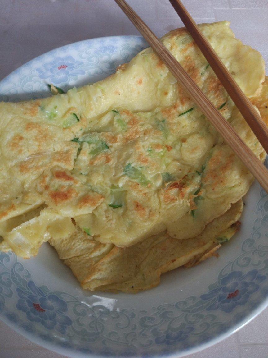 葱花鸡蛋饼