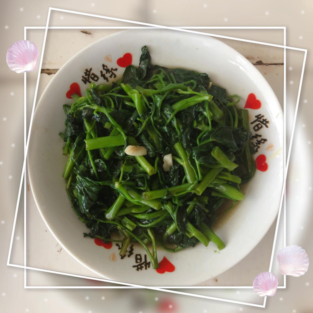 炒空心菜不发黑