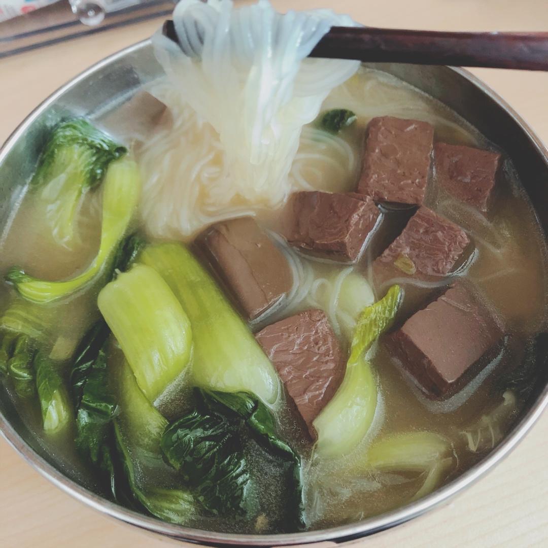 鸭血粉丝汤（简易版）