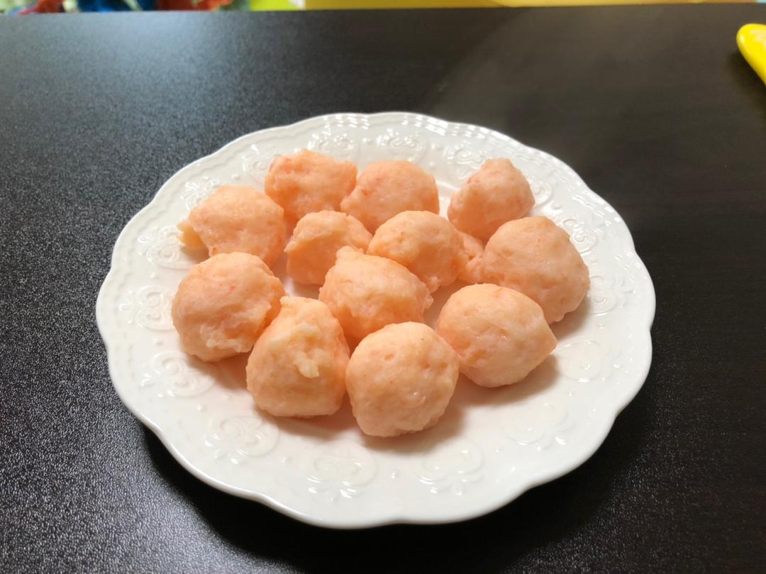 自制虾丸弹性十足