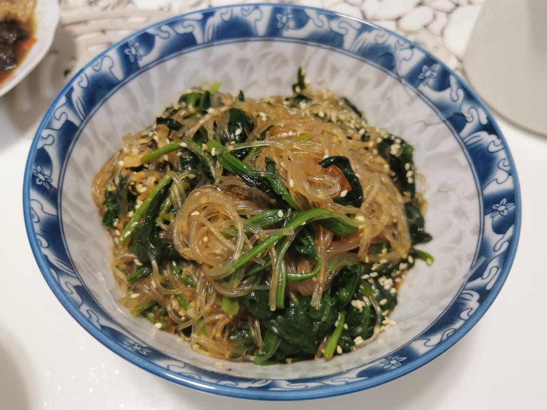 万能凉拌菜料汁（凉拌菠菜粉丝）