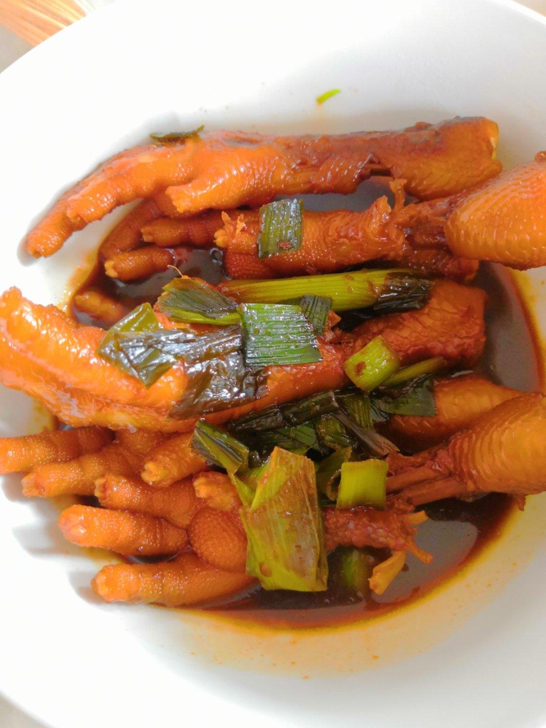 不油腻的红烧鸡爪