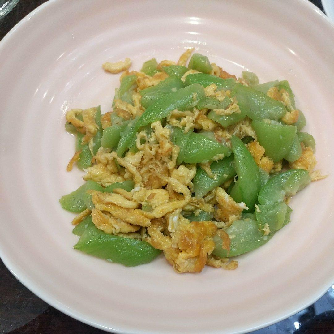 丝瓜炒蛋