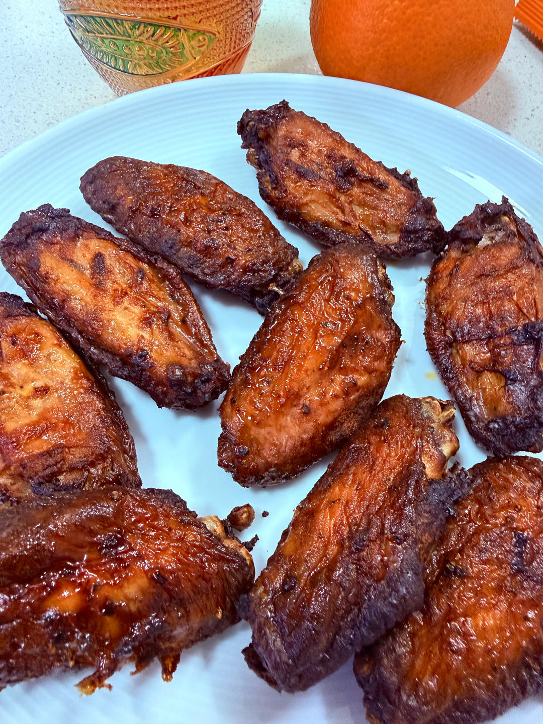 空气炸锅烤鸡翅中