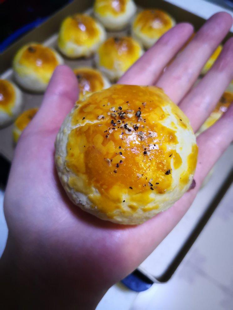 蛋黄酥——奶香浓郁芋泥馅（无猪油版）实践中总结出的详细制作流程