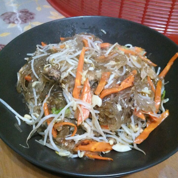 韩式粉丝炒杂菜 Korean Style Glass Noodles with Vegetables