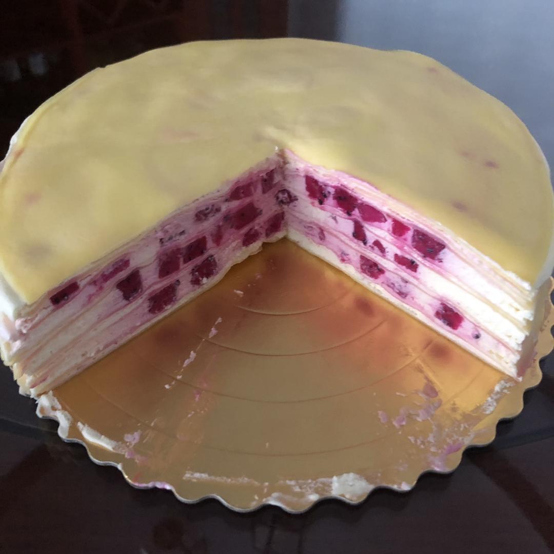 零基础做芒果千层蛋糕（8寸）