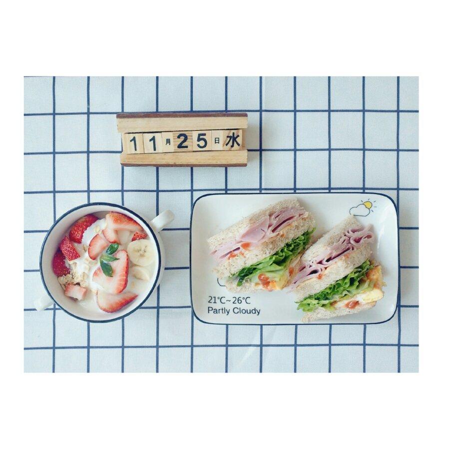 营养一网打尽，美好一天从三明治🥪开始