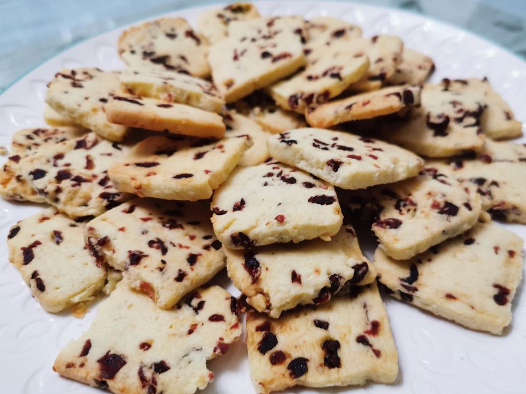 低糖少油版蔓越莓饼干