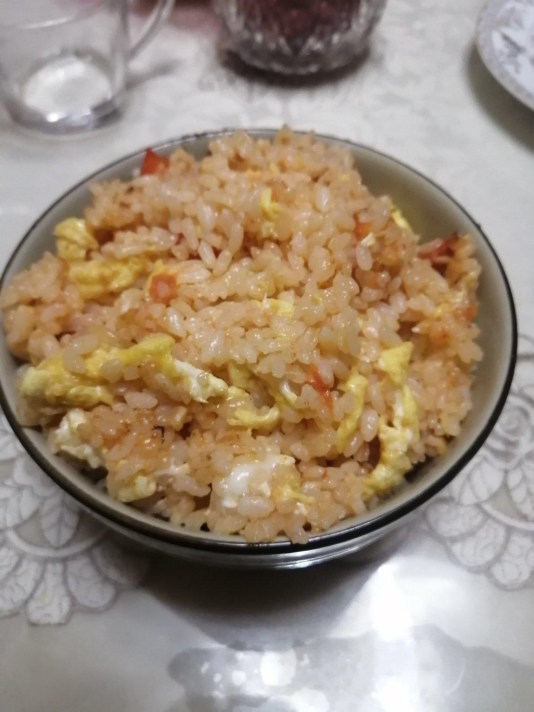 番茄鸡蛋炒饭