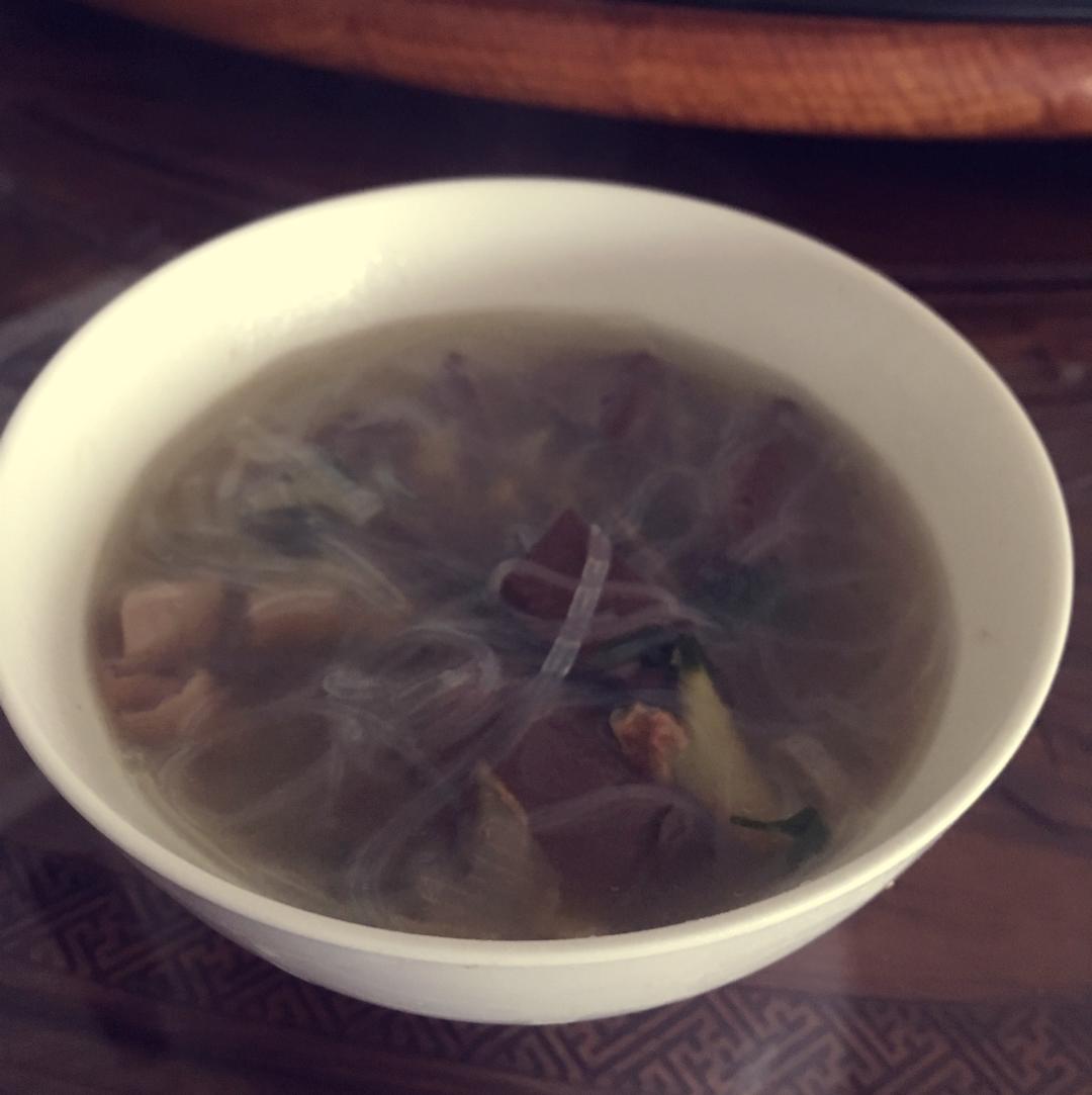 鸭血粉丝汤（简易版）