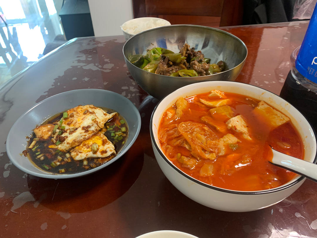 辣白菜豆腐汤