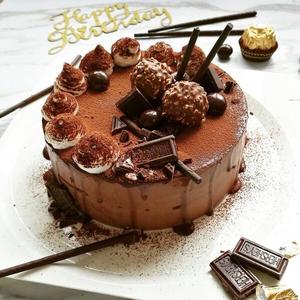 巧克力蛋糕装饰的做法 步骤16