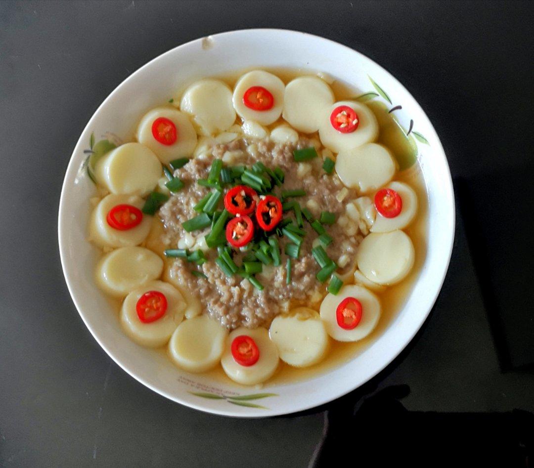 日本豆腐蒸肉沫