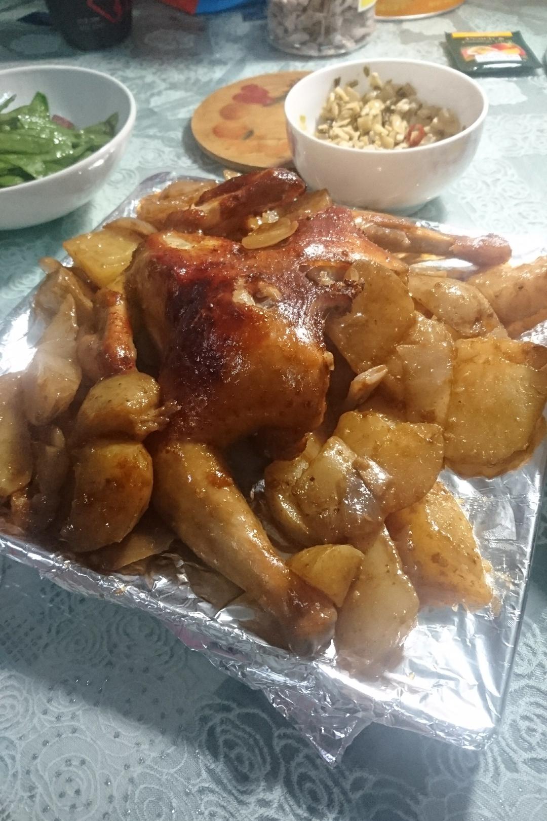 袋袋烤鸡--自制腌料+脆皮秘籍