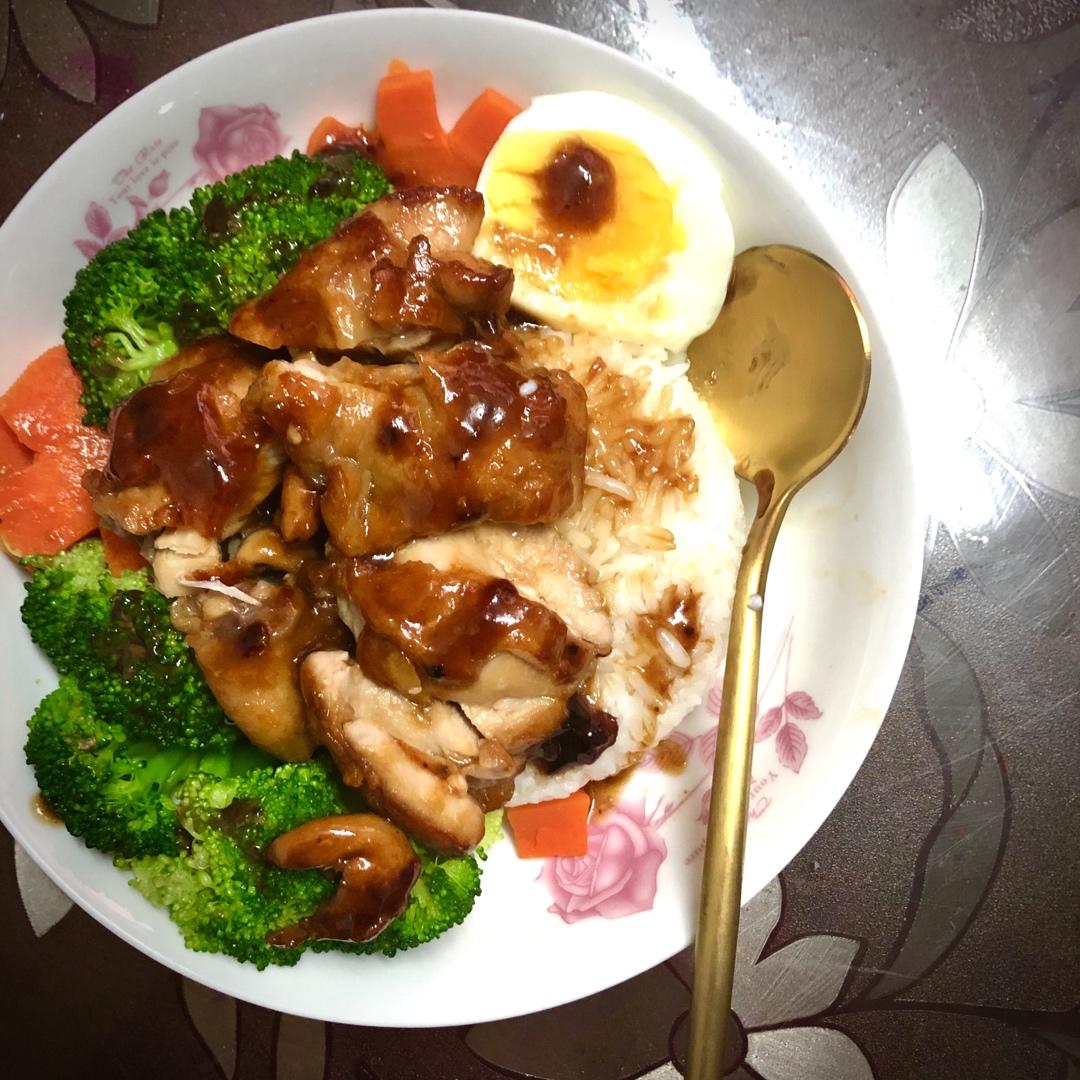照烧鸡腿饭 （配照烧汁做法）