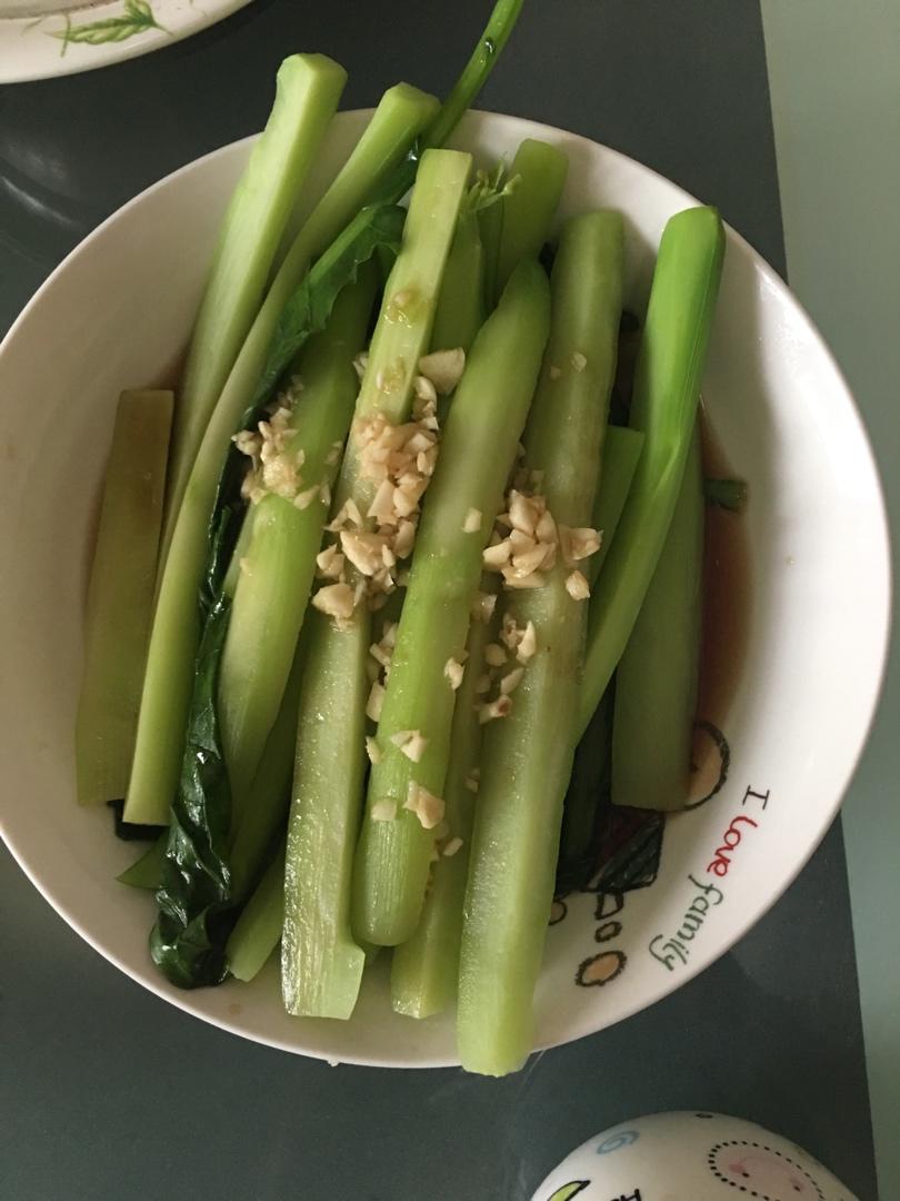 白灼芥蓝  经典快手菜