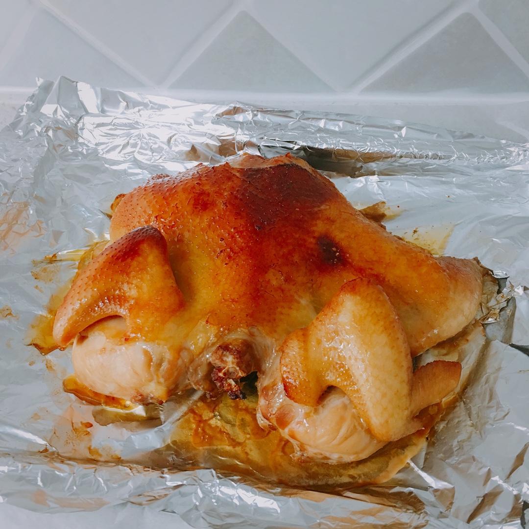 袋袋烤鸡--自制腌料+脆皮秘籍