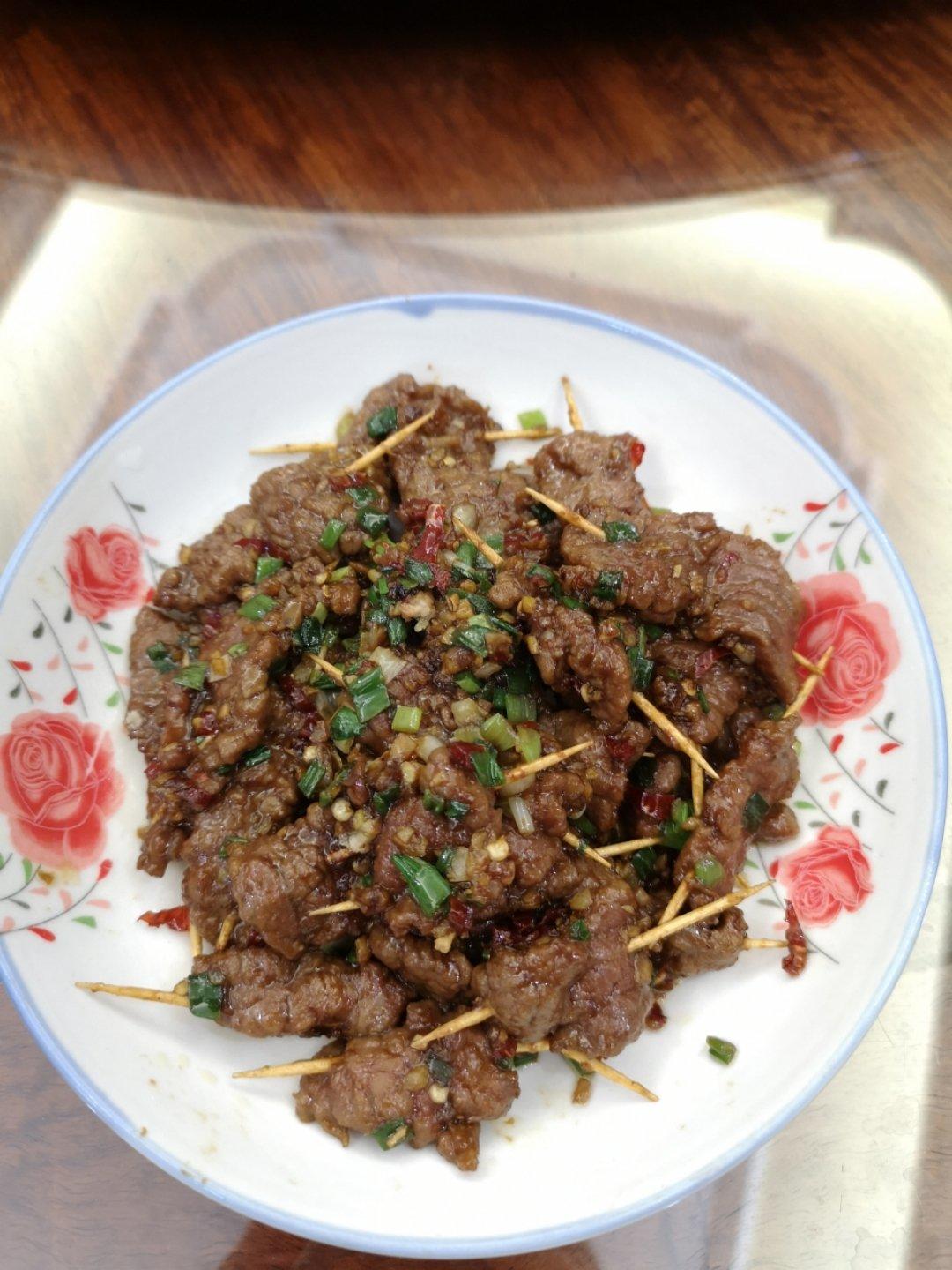 牙签牛肉 道地湖南味