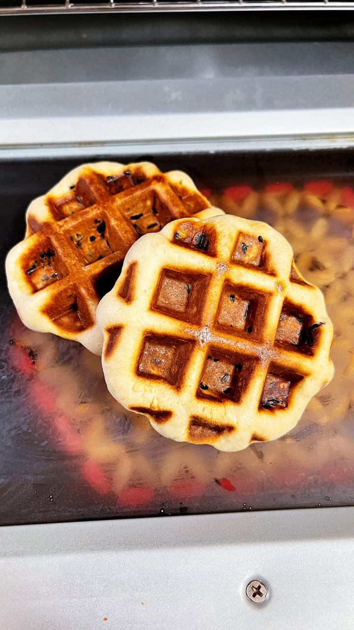 紫米华夫饼