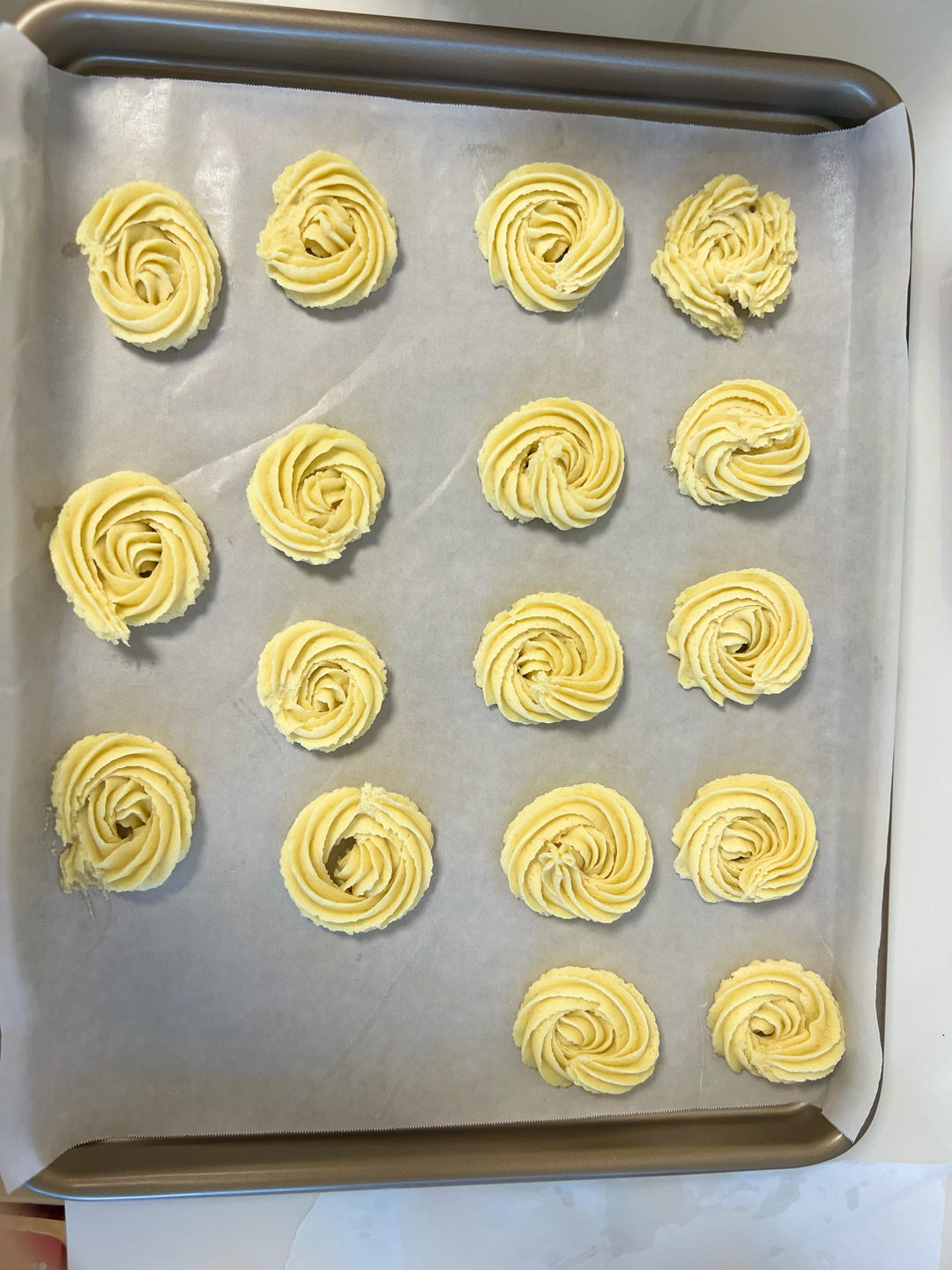 零失败花纹超级立体的黄油曲奇