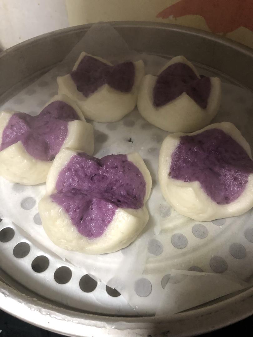 紫薯开花馒头