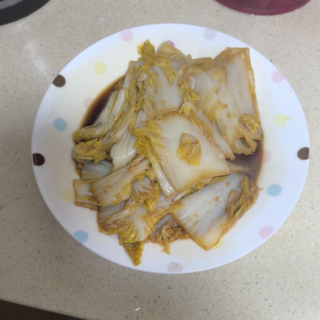酸辣娃娃菜极简版💜