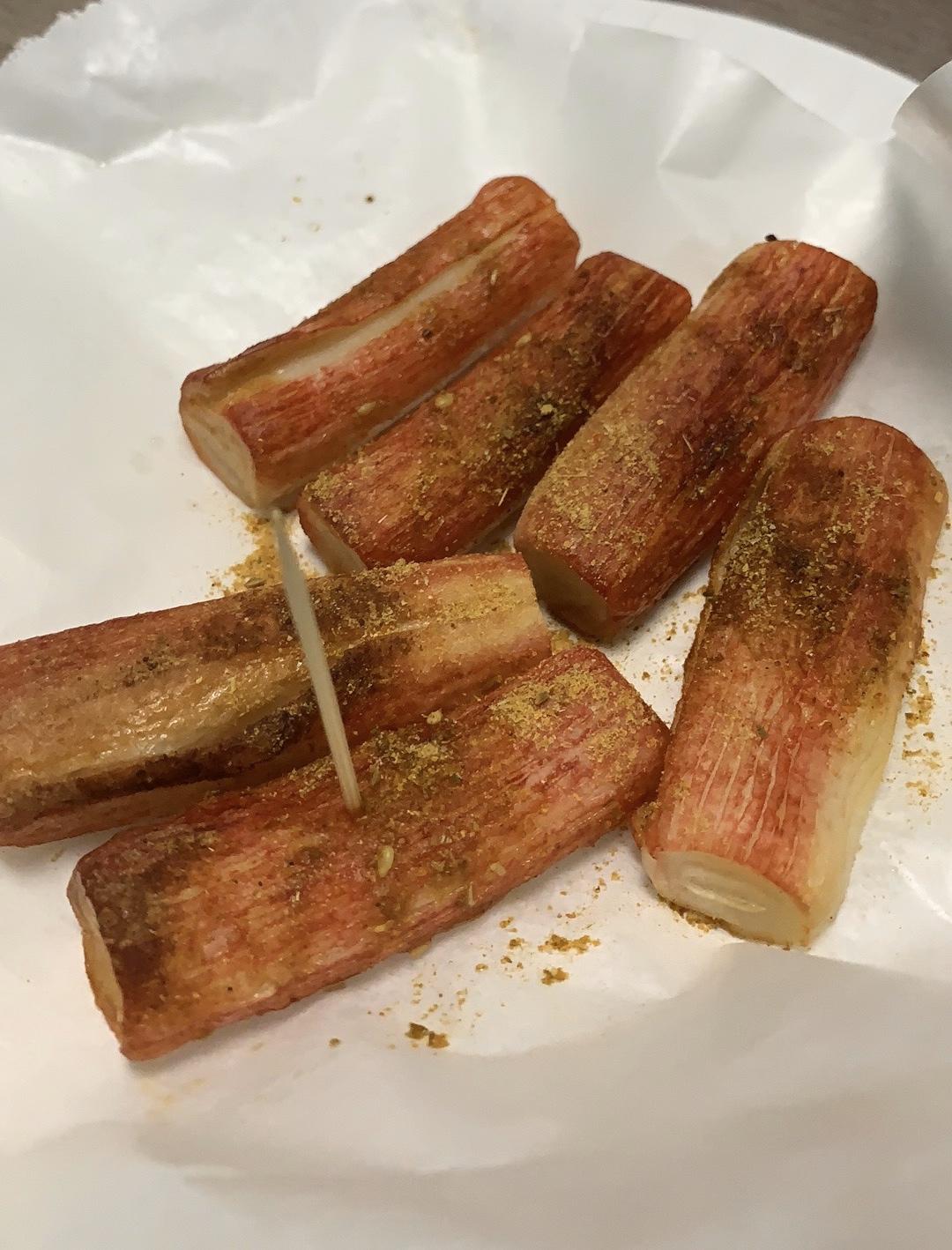 空气炸锅烤蟹柳